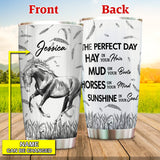 Joycorners Personalized Horse Perfect Day Tumbler