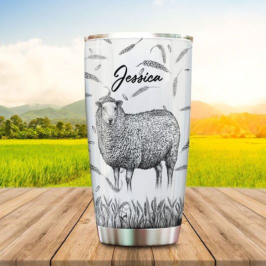 Joycorners Personalized Sheep Perfect Day Tumbler