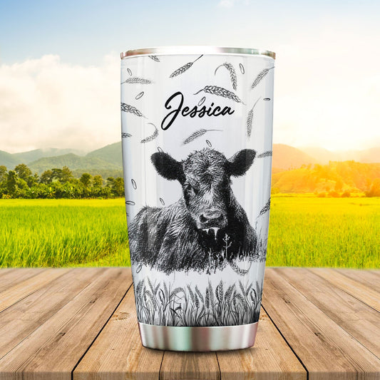 Joycorners Personalized Black Angus Perfect Day Tumbler