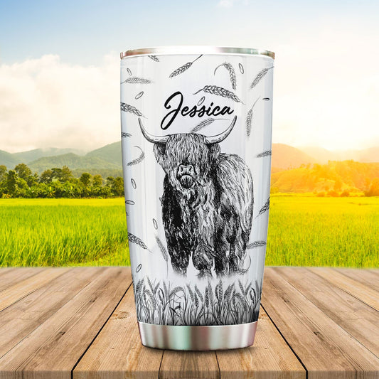 Joycorners Personalized Highland Perfect Day Tumbler