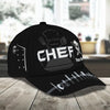 Personalized Name Cap Chef Black