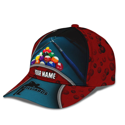 Joycorners 3D Classic Cap Billiard Personalized Name Cap