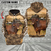Joycorners Beefmaster Cattle Farming Personalized 3D Hoodie