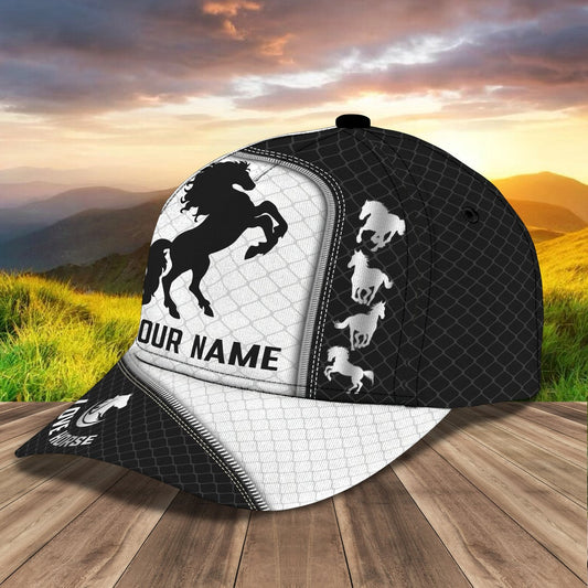 Horse 3 Your Name Cap