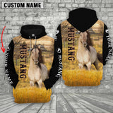 Joycorners Personalized Name Mustang House On The Farm 3D Hoodie