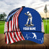 Joycorners Premium American Flag Old Man Plays Golf, Golf Hats Multicolored Personalized 3D Design All Over Printed