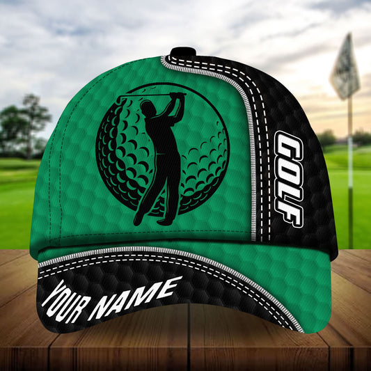 Joycorners Premium Cool Golfer And Ball, Golf Hats Multicolored Personalized 3D Design All Over Printed