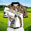 Joycorners Premium Cool Golf Man, Golf Polo Shirts Multicolored Personalized 3D Design All Over Printed