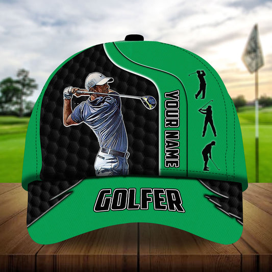 Joycorners Premium Unique Cool Golfer, Golf Hats For Golf Lovers Multicolored Personalized 3D Design All Over Printed