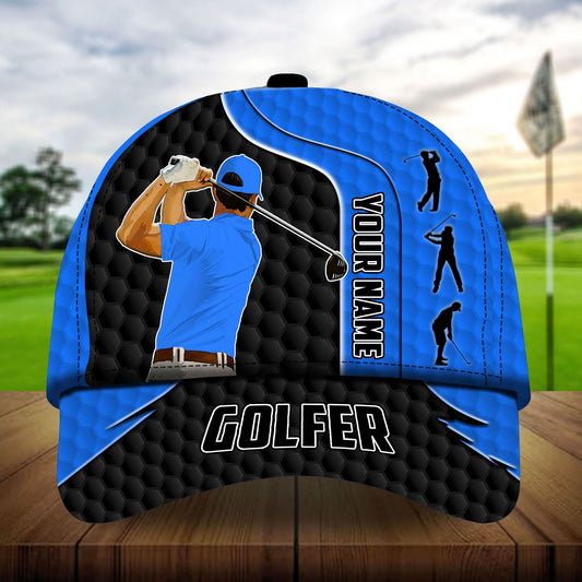 Joycorners Premium Cool Golfer, Golf Hats For Golf Lovers Multicolored Personalized 3D Design All Over Printed