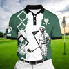 Joycorners Premium Cool Mr Bones Golf Polo Shirts Multicolored Personalized 3D Design All Over Printed