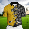 Joycorners The Best Skull Golf Polo Shirts Multicolored Personalized 3D Design All Over Printed