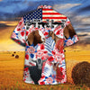 Joycorners United States Flag Hawaiian Theme For Nubian Goat Lovers All 3D Printed Hawaiian shirt