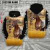 Joycorners Personalized Name Nez Perce Horse House On The Farm 3D Hoodie