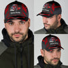 Joycorners Personalized Name Red 04 Trucker Classic Cap