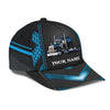 Joycorners Personalized Name Blue Trucker Classic Cap