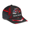 Joycorners Personalized Name Red 04 Trucker Classic Cap