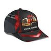 Joycorners Personalized Name Red 05 Trucker Classic Cap