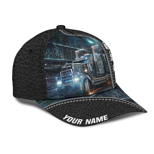 Joycorners Personalized Name Technical 02 Trucker Classic Cap