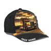 Joycorners Personalized Name Sunset Background Trucker Classic Cap