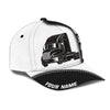Joycorners Personalized Name Black And White Trucker Classic Cap