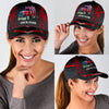 Joycorners Personalized Name Red 03 Trucker Classic Cap