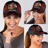 Joycorners Personalized Name Red 05 Trucker Classic Cap