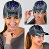 Joycorners Personalized Name Blue Steel Pattern Trucker Classic Cap
