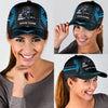 Joycorners Personalized Name Blue Trucker Classic Cap