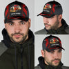 Joycorners Personalized Name Red 05 Trucker Classic Cap