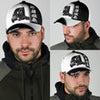 Joycorners Personalized Name Black And White Trucker Classic Cap