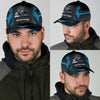 Joycorners Personalized Name Blue Trucker Classic Cap