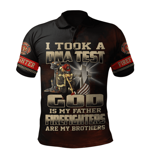 Joycorners I Took A DNA Test God Is My Father Firefighters Are My Brothers All Over Printed 3D Shirts