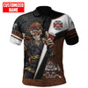 Joycorners Personalized Name Skeleton Firefighter Axe All Over Printed 3D Shirts