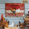 Joycorners Personalized Chicken Coop Farm Fresh All Printed 3D Metal Sign