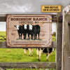 Joycorners Customized Name Cattle Farm All Printed 3D Metal Sign