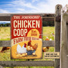 Joycorners Personalized Chicken Coop Fresh Eggs All Printed 3D Metal Sign