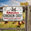 Joycorners Personalized Chicken Coop Fresh Eggs Laid Daily All Printed 3D Metal Sign
