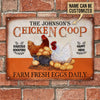 Joycorners Personalized Chicken Coop Orange All Printed 3D Metal Sign