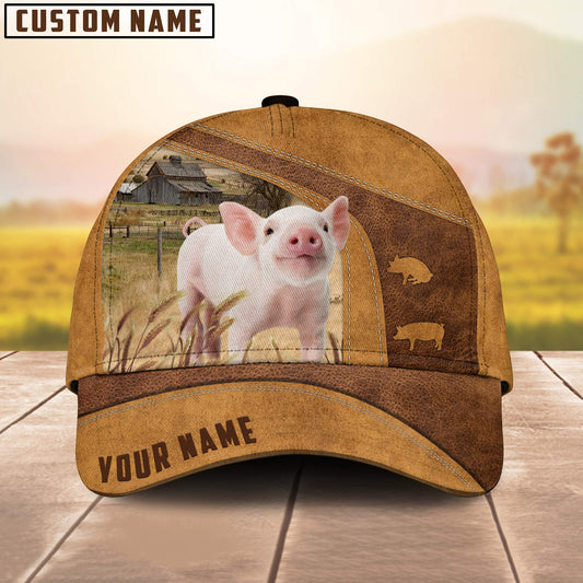 Joycorners Custom Name Pig Cap TT14