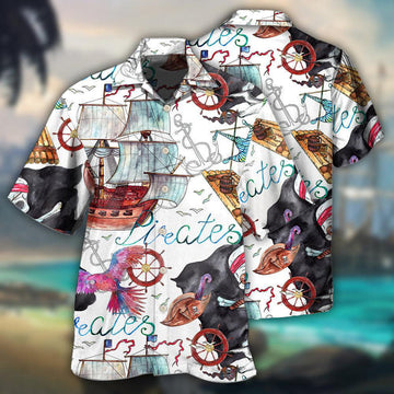 Joycorners Pirate 49 All Printed 3D Hawaiian Shirt