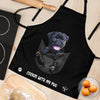 Joycorners Pug In The Pocket Black 2 All Over Printed 3D Apron