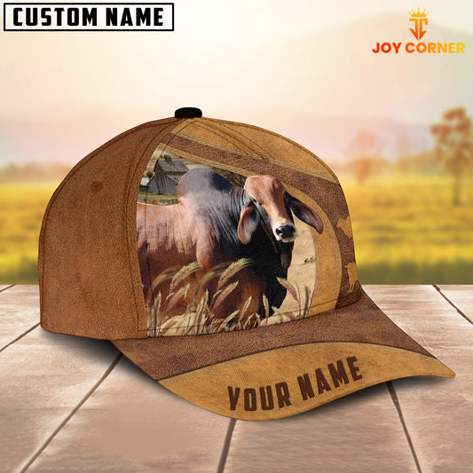 Joycorners Red Brahman Custom Name Cap TT