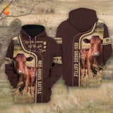 Joycorners Red Angus Cattle Live Like Someone left the gate open Shirts
