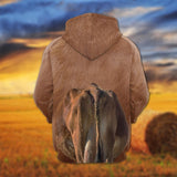 Red Angus 3D All Over Printed Hoodie