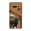 Black Angus Leather Pattern Personalized Phone case - Samsung