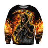 Joycorners Grim Reaper Skull All Over Printed Shirts