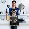 Joycorners Schnauzer In The Pocket Black All Over Printed 3D Apron