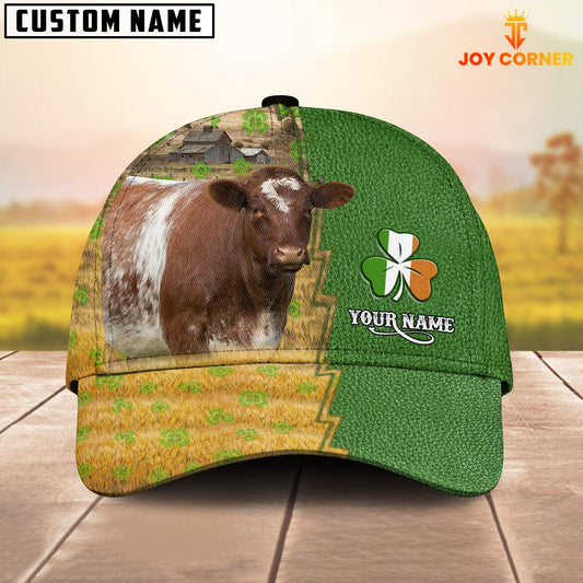 Joycorners Shorthorn Custom Name Patrick Day Cap