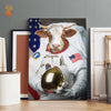 Joycorners Simmental Astronaut Portrait Canvas